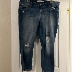 Torrid denim cropped jeans
